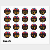 Sticker Happy New Year 2010 (Blatt)