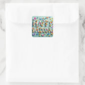 Sticker Happy Wedding (Tasche)