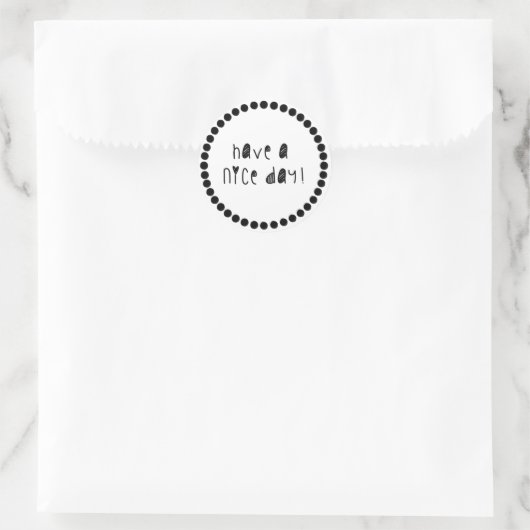 Sticker - Have a nice day! (Tasche)