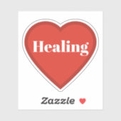 Sticker "Healing Heart" - Relatable-Sticker für di (Blatt)