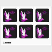 Sticker Heart Hot Pink High Heel Schuhe (Blatt)