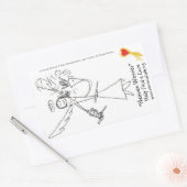 Sticker, Heaven Worrior #3 Rechteckiger Aufkleber (Umschlag)