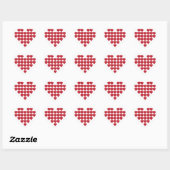Sticker Heftform Valentinstag (Blatt)
