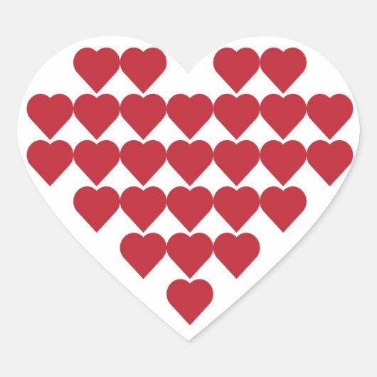 Sticker Heftform Valentinstag (Vorderseite)