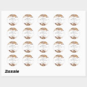 Sticker Herbstblätter Thanksgiving-Dinner (Blatt)