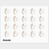 Sticker Herbstblätter Thanksgiving-Dinner (Blatt)