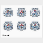 Sticker Herz des Hügels (Design A) (Blatt)