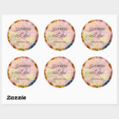 Sticker Hochzeit Sache . Bräutigam & Brauttext (Blatt)