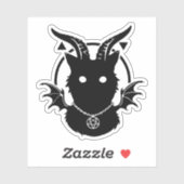 Sticker - "Horned Cat" (Blatt)