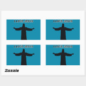 Sticker i love jesus (Blatt)