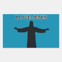 Sticker ich liebe Jesus