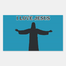 Sticker ich liebe Jesus