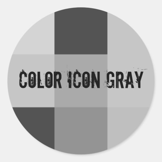 Sticker Icon Grau (Vorderseite)