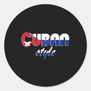 Sticker im kubanischen Stil
