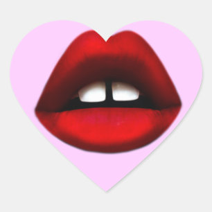 Sticker in Stickereiform mit Zahnzahnmädchen