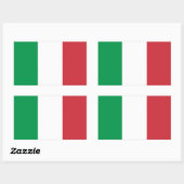 Sticker "Italiaanse vlag". (Blatt)
