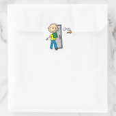 Sticker Junge in der Schule (Tasche)