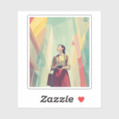 Sticker Kazuko Fotografin (Blatt)