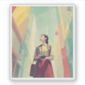 Sticker Kazuko photographe (Vorderseite)