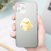 Sticker Knife Duck Plush Meme (Telefon)