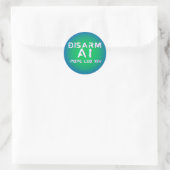 Sticker 'Künstliche Intelligenz entschärfen' (Tasche)