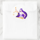 Sticker Lady Justice (Tasche)