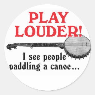Sticker 'Lauter spielen'