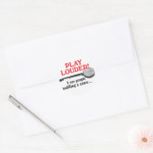 Sticker 'Lauter spielen' (Umschlag)