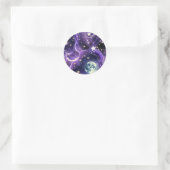 Sticker - Lila Himmelsmondphasen-Design (Tasche)