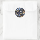 Sticker - Luxuriöses zelestisches Mondphasen-Desig (Tasche)