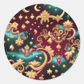 Sticker – Luxury Obsidian Black Celestial (Vorderseite)