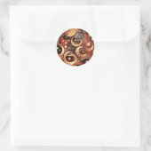 Sticker - Luxury Terracotta Celestial Moon Design (Tasche)