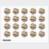 Sticker – Luxus Cremiger Himmelsmond (Blatt)