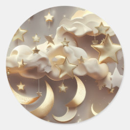 Sticker – Luxus Cremiger Himmelsmond