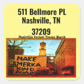 STICKER machen Amerika wieder freundlich - Trump P (Vorderseite)