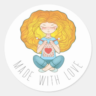 Sticker Made Whith Liebe