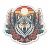 Sticker Magic Wolf Inspiriert Kreationen (Vorderseite)