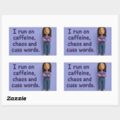 Sticker Mary, die sich danebenbenimmt (Blatt)