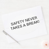 STICKER MIT BRANDSICHERHEITSLOGAN. (Umschlag)