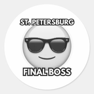Sticker mit coolen Emojis für den Endboss von St.