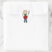 Sticker mit Stockfigur BBQ (Tasche)