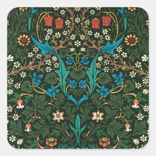 STICKER MIT WILLIAM MORRIS "TULIPS"-DESIGN (Vorderseite)
