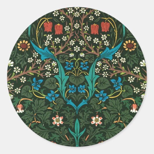 STICKER MIT WILLIAM MORRIS "TULIPS"-DESIGN (Vorderseite)