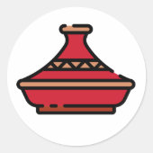 Sticker Moroccan Tajine (Vorderseite)
