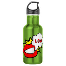 Sticker - Mund Sprechblase + DEIN TEXT & IDEE 1