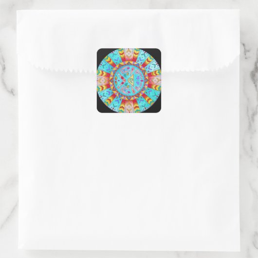 Sticker Native American Southwestern Mandala (Tasche)