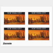 Sticker new york city Manhattan (Blatt)