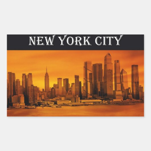 Sticker new york city Manhattan (Vorderseite)