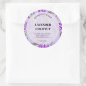 STICKER Nr. 8 PRODUKTLABEL GESCHALTET SOAP & CANDL (Tasche)