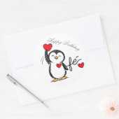 sticker of a happy penguin (Umschlag)